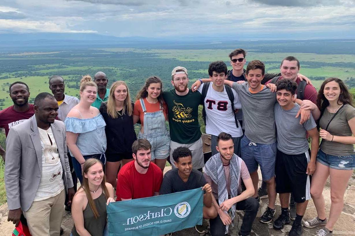 Clarkson University students abroad